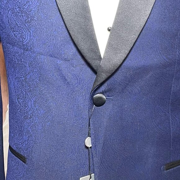 IKE BEHAR PAISLEY PRINT - BLUE - Picture 9 of 13